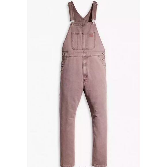 Levi's Workwear Red Tab Overalls Super Sour Garment Dye Purple NOWT - Picture 4 of 7